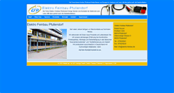 Desktop Screenshot of elektro-feinbau.de
